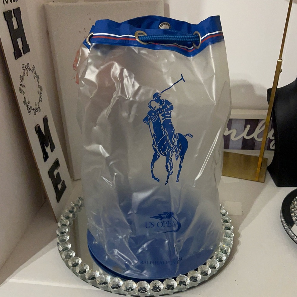 Polo Ralph Lauren US Open Clear Backpack Bucket Bag - Picture 7 of 12